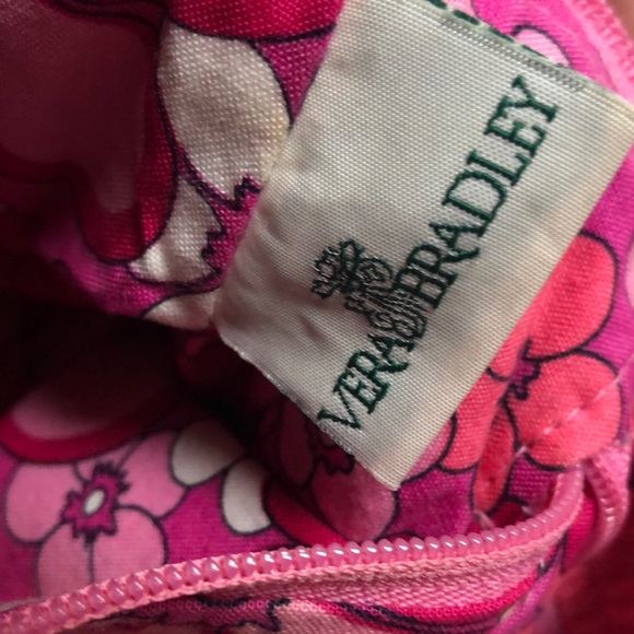 Vera Bradley pinks and white floral purse - Picture 4 of 11